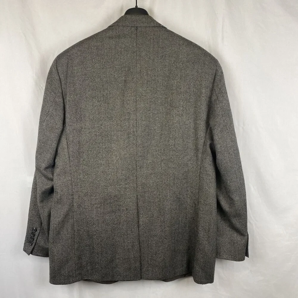 Chaps Ralph Lauren Mens 100% Lambswool Tweed Jacket Blazer 44R